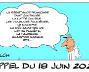 l'appel du 18 juin 2020