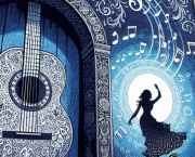 Portail flamenco aux Échos dans le temps