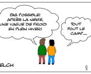 Vague de froid en hiver!