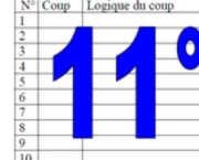 11° diagosudoku, avec la solution du dixième