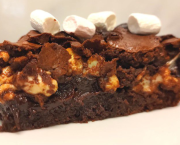 Brownie aux mini guimauves - Recette en vidéo