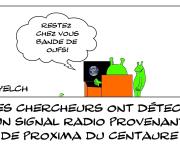 Avertissement sur les ondes dans l'espace