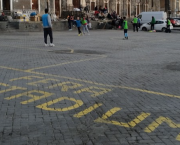 Piazza Carlo Alberto, Catane. Un dimanche
