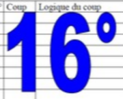 16° diagosudoku, avec la solution du quinzième