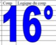 16° diagosudoku, avec la solution du quinzième 