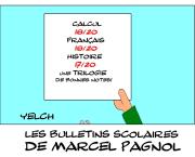 les bulletins de Marcel Pagnol : calcul, français et histoire