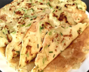 Crêpes aux courgettes et aux pommes de terre - Recette en vidéo