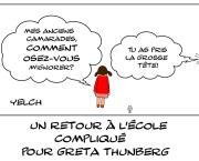 Greta Thunberg de retour à l'école