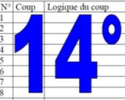 14° diagosudoku, avec la solution du treizième