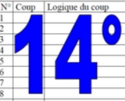 14° diagosudoku, avec la solution du treizième 