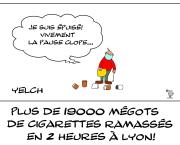 Pêche aux mégots