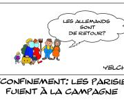Les parisiens se ruent à la campagne