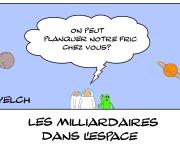 Les milliardaires dans l'espace