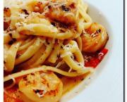 Pâtes aux crevettes