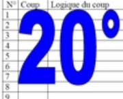 20° diagosudoku, avec la solution du dix-neuvième