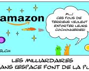 Les milliardaires dans l'espace font de la pub