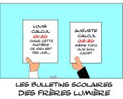 les bulletins des frères lumière : calcul