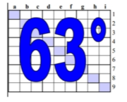 63° diagosudoku, avec la solution du soixante-deuxième