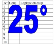 25° diagosudoku, avec la solution du vingt-quatrième