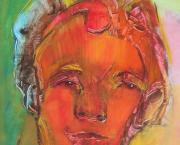 L'ange roux - peinture au fil du temps - 2008