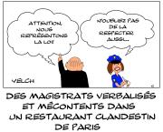 Magistrats verbalisés