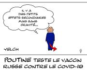 Poutine et le vaccin russe contre le covid-19