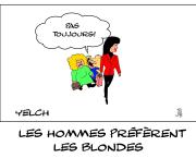Les hommes préfèrent les blondes