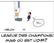 Le sous-niveau de l'OM en champions league