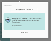 Rémunération directe et immédiate !