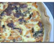 Quiche au saumon rapide