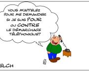 Démarchage téléphonique frénétique