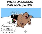 Stages de skis dangereux pour la faune locale