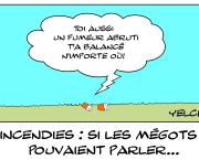 Mégots et fumeur abruti