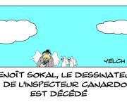 Hommage à Benoît Sokal , papa de l'inspecteur Canardo