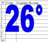 26° diagosudoku, avec la solution du vingt-cinquième