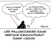 Les milliardaires dans l'espace rencontrent Dark Vador