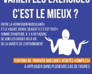 Varier les exercices c'est le mieux ?