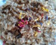 Risotto di radicchio di Treviso e fiori