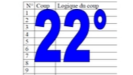 22° diagosudoku, avec la solution du vingt-et-unième 