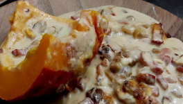 Potimarron farci au reblochon