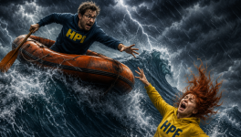 HPI et HPE sont dans un bateau. HPE tombe à l’eau, que reste-t-il ?