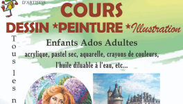 Cours de Dessin , de Peinture et d'Illustration 