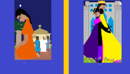 Conte de, Warri, l’orpheline   Il y avait autrefois, dans un village si reculé, situé quelque part en Afrique, vivait une malheureuse famille, dont un père de famille ave