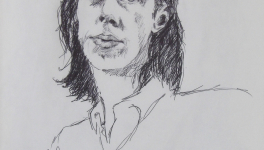 Dessin - Nick Cave - L'Habité - 1994