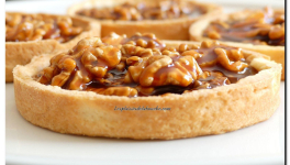 Tartelettes aux noix et caramel beurre salé