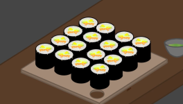 La création des Makizushis ou plus communément appelés Maki