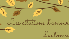 Les Citations d'Amour d'Automne