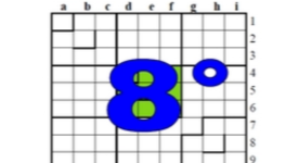 huitième centrosudoku, avec la solution du septième centrosudoku.