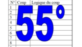 55° diagosudoku, avec la solution du cinquante-quatrième