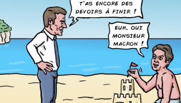 Bientôt les vacances pour Gabriel Attal !